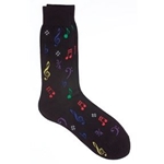 Socks Blk Multi Mens