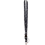 AIM Black and White Lanyard with Notes