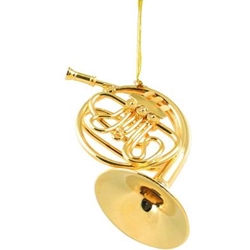 AIM French Horn Ornament 5"