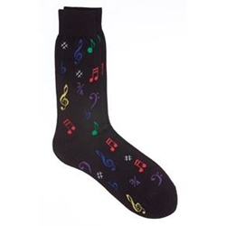 Socks Blk Multi Mens